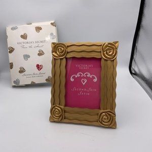 Victoria’s Secret VINTAGE Second Skin Satin Rose Gold Picture Frame NIB